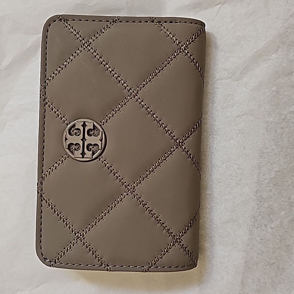 Tory Burch Quilted Tan Wallet